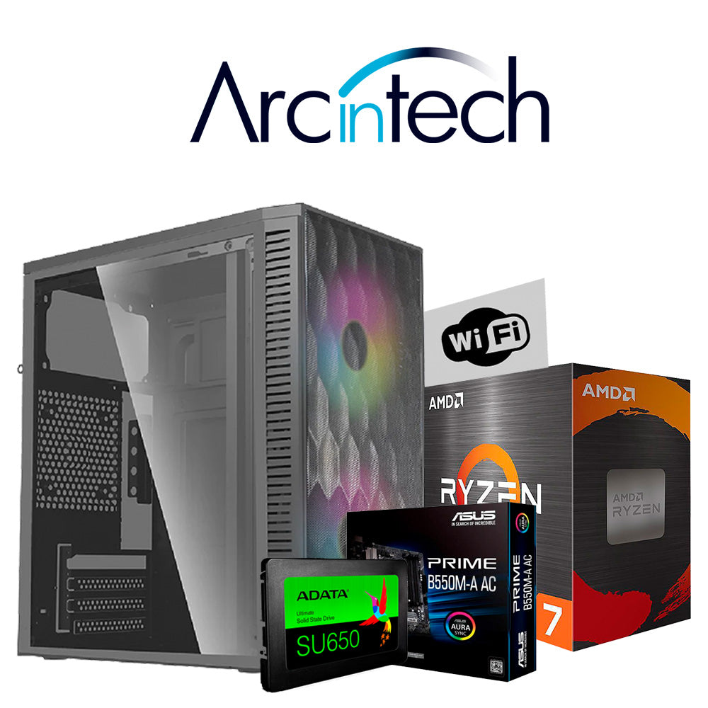 PC Gamer AMD Ryzen 7 5700G Memoria 8GB SSD 240GB Wifi BT