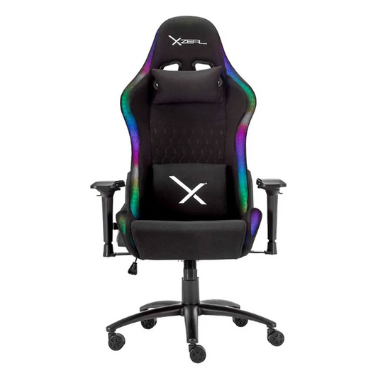 SILLA GAMER XZEAL NEG-RGB ACERO, ALTO DESEMPENO XZSXZ15B