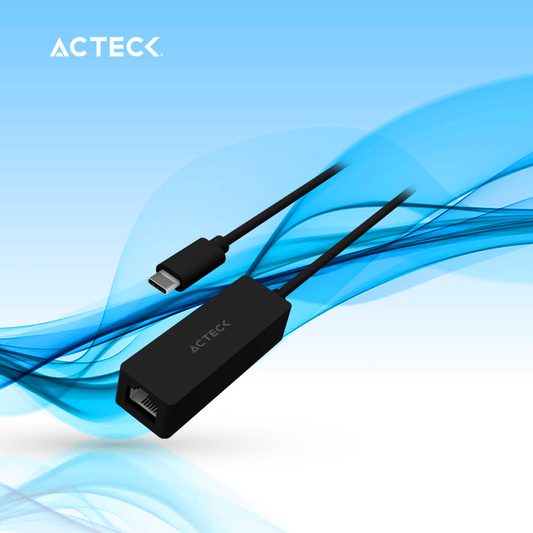 ADAPTADOR DE RED ACTECK SHIFT PLUS AE425 USB-C 1000 MBIT/S NEGRO (AC-937085)