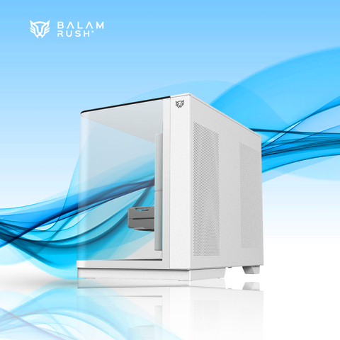 GABINETE BALAM RUSH TANK EXPERT CURVE 6800 MIDI-TOWER ATX/MICRO-ATX/MINI-ITX USB 2.0/3.0 SIN FUENTE 3 VENTILADORES INSTALADOS BLANCO (BR-941587)