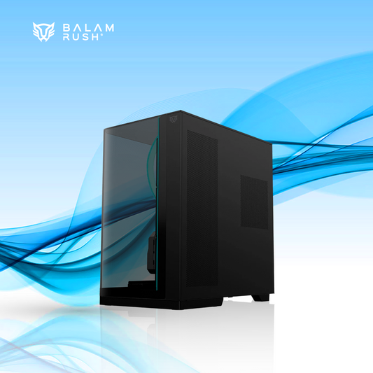 GABINETE GAMER BALAM RUSH TANK EXPERT CURVE 7800 MIDI-TOWER ATX/MICRO-ATX/MINI-ITX USB 2.0/3.0 SIN FUENTE 5 VENTILADORES INSTALADOS BLANCO (BR-941563)