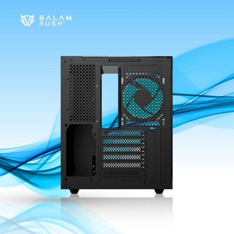 GABINETE BALAM RUSH TANK MAJESTIC 6600 MIDI-TOWER ATX/MICRO-ATX/MINI-ITX USB 2.0/3.0 SIN FUENTE 1 VENTILADOR INSTALADO BLANCO (BR-941532)