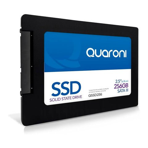 UNIDAD DE ESTADO SOLIDO QUARONI 2.5 SSD 256GB SATA 3 7MM (QSSD256)