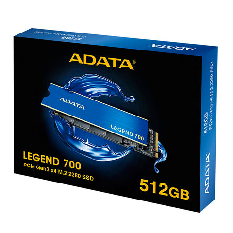 UNIDAD DE ESTADO SOLIDO SSD ADATA M.2 512GB LEGEND 700 PCLE (ALEG-700-512GCS)