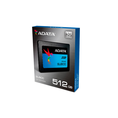 UNIDAD DE ESTADO SOLIDO SSD ADATA SU800 ULTIMATE 512GB SATAIII 2.5 (ASU800SS-512GT-C)