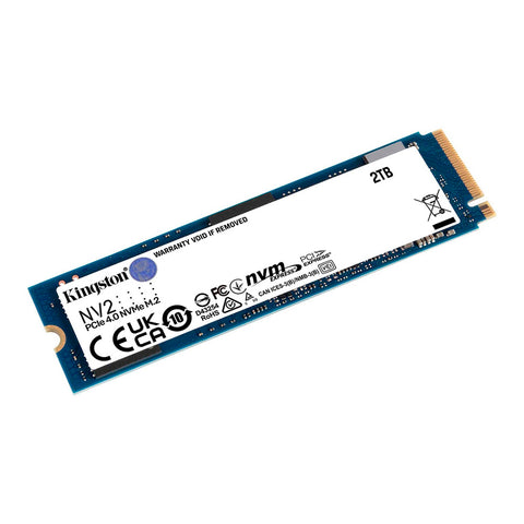 UNIDAD DE ESTADO SOLIDO SSD KINGSTON 2TB M.2 NV2 2280 NVME 3500MBS (SNV2S/2000G)