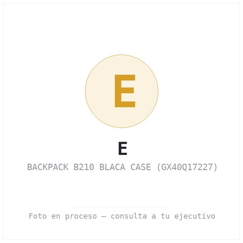 Backpack B210 Blaca Case