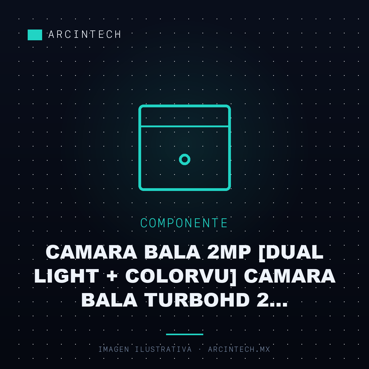 Camara Bala 2MP [dual Light + Colorvu] Camara Bala Turbohd 2 Megapixel / 20 Mts Ir + 20 Mts Luz Blanca / Lente 2.8 (100° de Visión) / Exterior IP66 / Audio por Coaxitron / Tvi-ahd-cvi-cvbs / Metal / Smart-hybrid Light