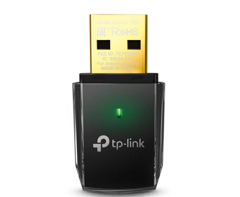 ADAPTADOR DE RED USB TP-LINK T2U ARCHER DUAL BAND AC600 5GHZ 433MBPS O 2.4GHZ 150MBPS (ARCHER T2U)