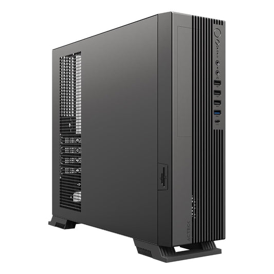 Gabinete Acteck Onex GS455 Slim Mini-tower Micro-atx/mini-itx USB 2.0/3.0 Fuente de 500W 1 Ventilador Instalado Negro (AC-94307