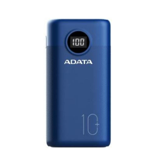 POWER BANK ADATA P10000QCD 10.000MAH 2XUSB TIPO C AZUL (AP10000QCD-DGT-CDB)