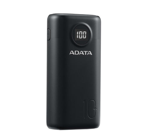 POWER BANK ADATA P10000QCD 10.000MAH 2XUSB TIPO C NEGRO (AP10000QCD-DGT-CBK)