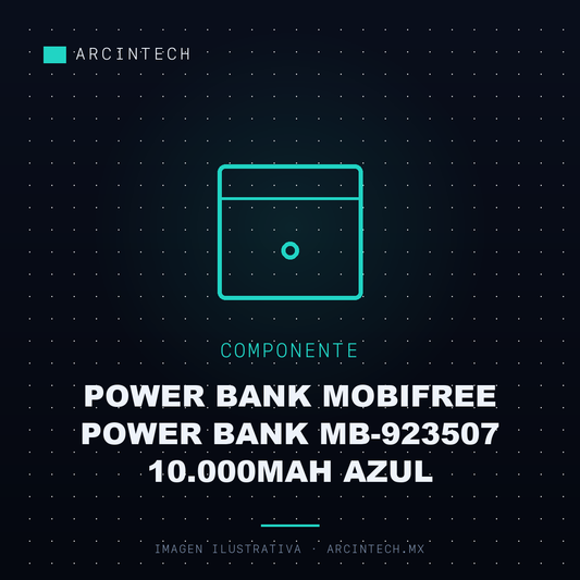 Power Bank Mobifree Power Bank MB-923507 10.000MAH Azul