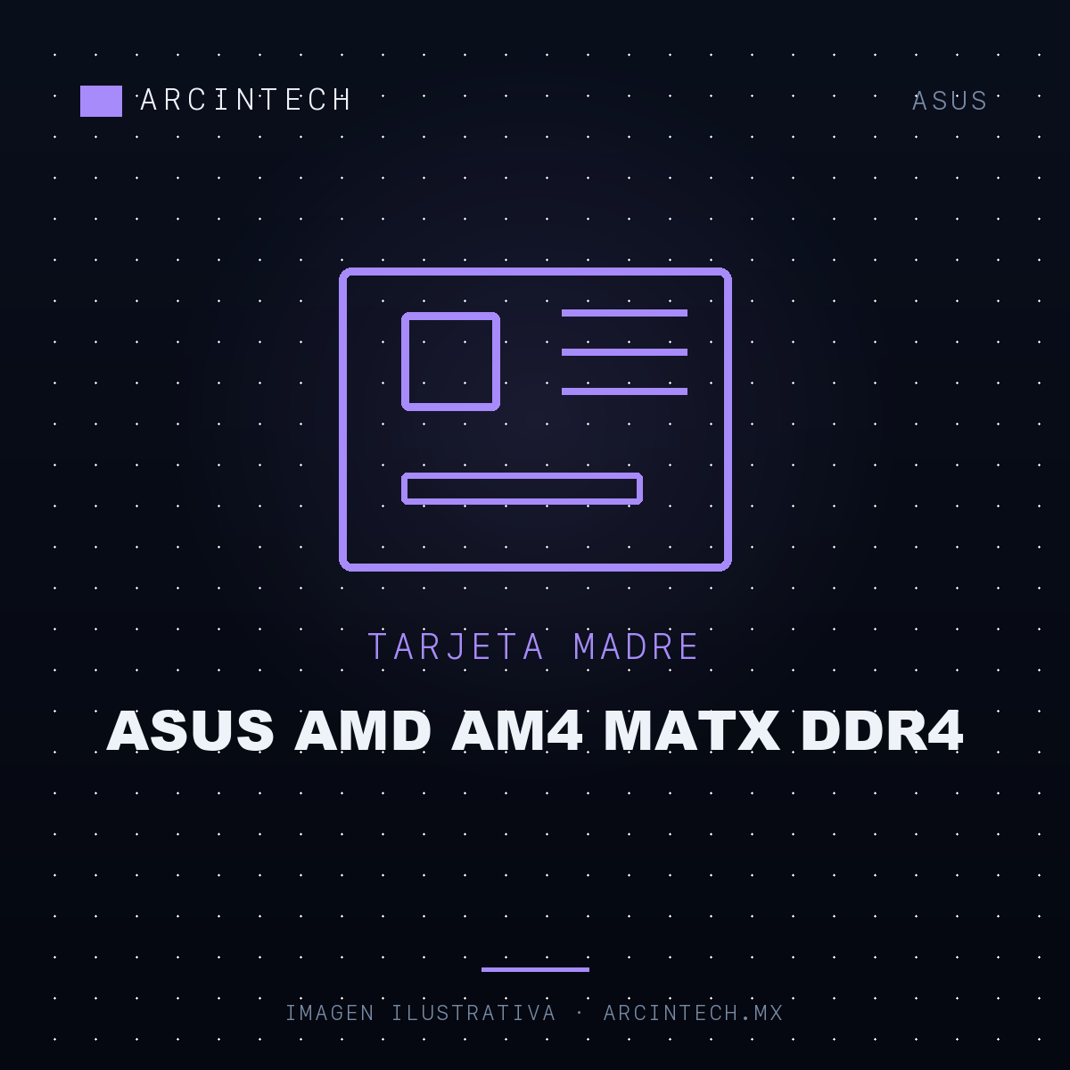 Tarjeta Madre ASUS AMD AM4 mATX DDR4