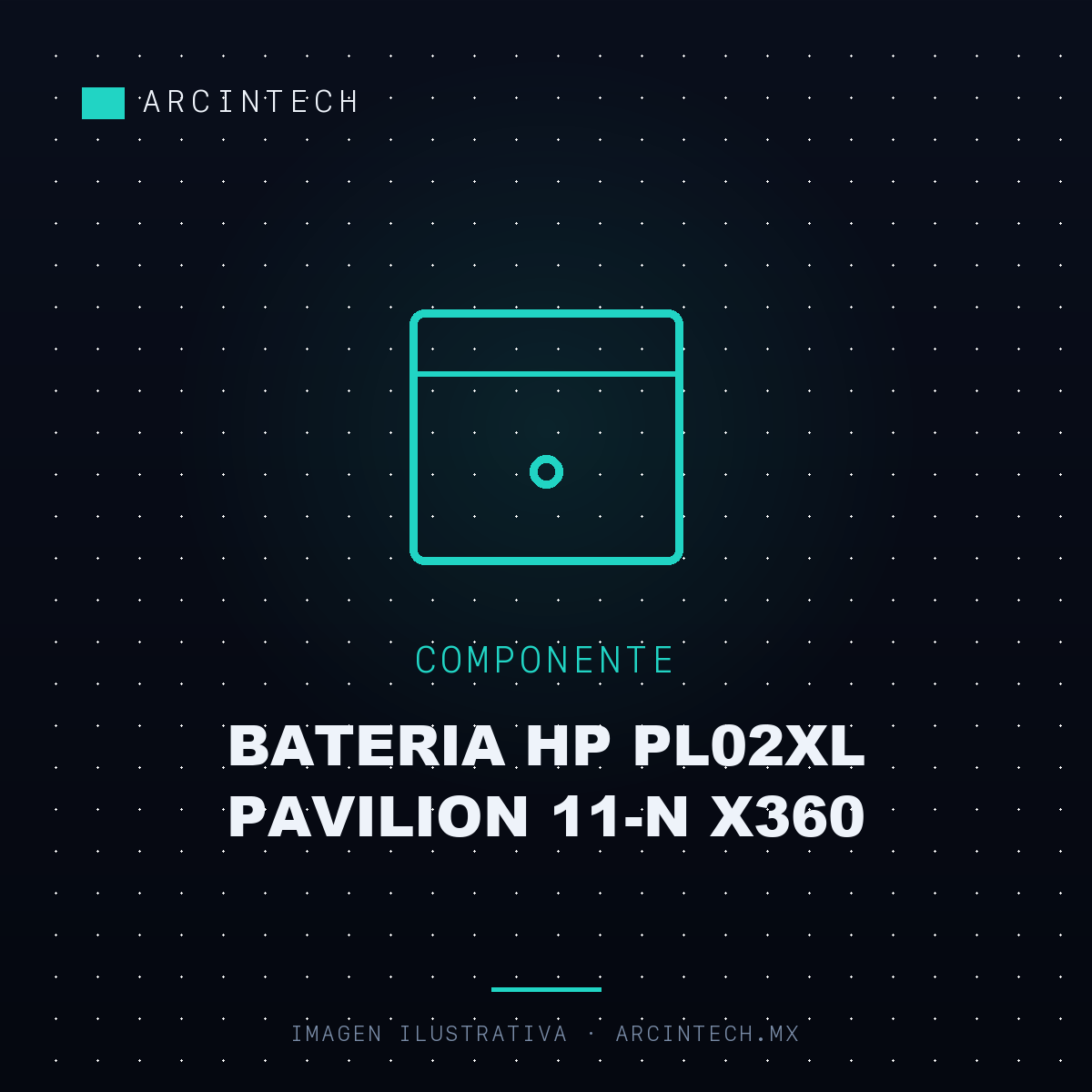Bateria HP PL02XL Pavilion 11-N X360