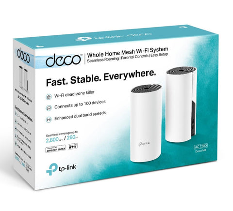 SISTEMA WI-FI MESH TP-LINK DECO M4 AC1200 (DECO M4 (2-PACK))