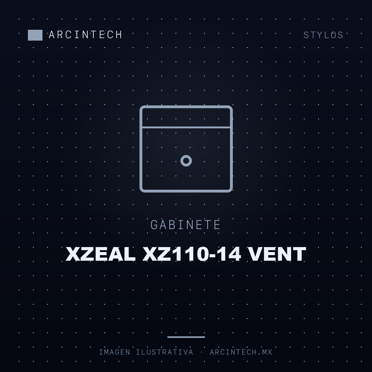 Gabinete Xzeal XZ110-14 Vent