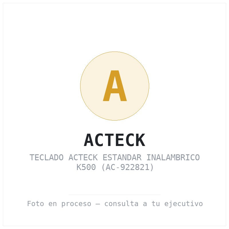 Teclado Acteck Estandar Inalambrico K500