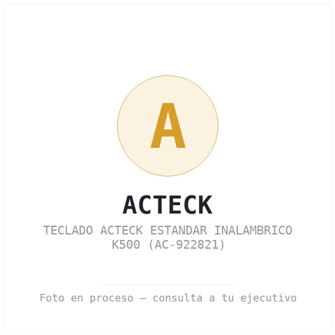 Teclado Acteck Estandar Inalambrico K500