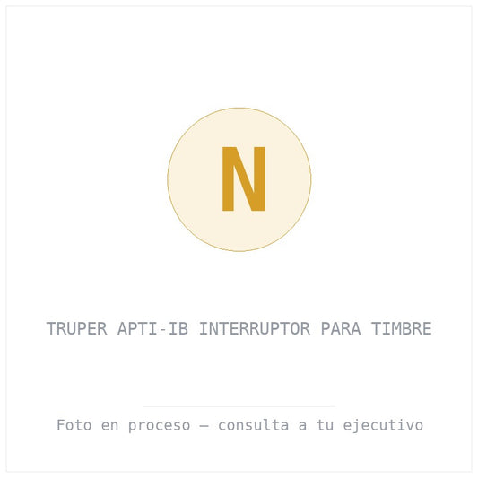 Truper Apti-ib Interruptor para Timbre