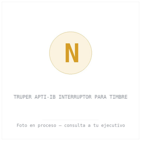 Truper Apti-ib Interruptor para Timbre