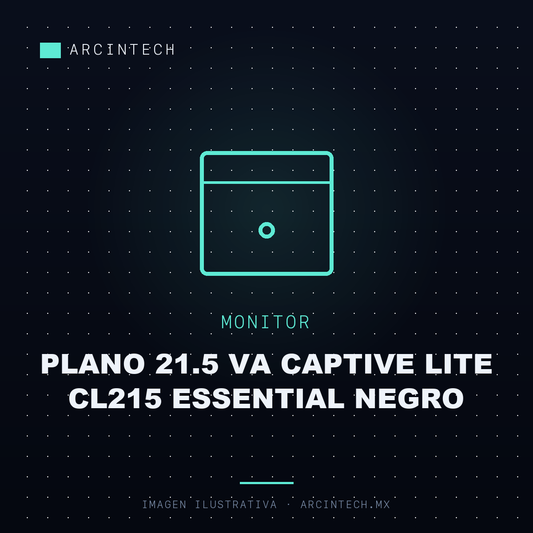 Monitor Plano 21.5 VA Captive Lite CL215 Essential Negro
