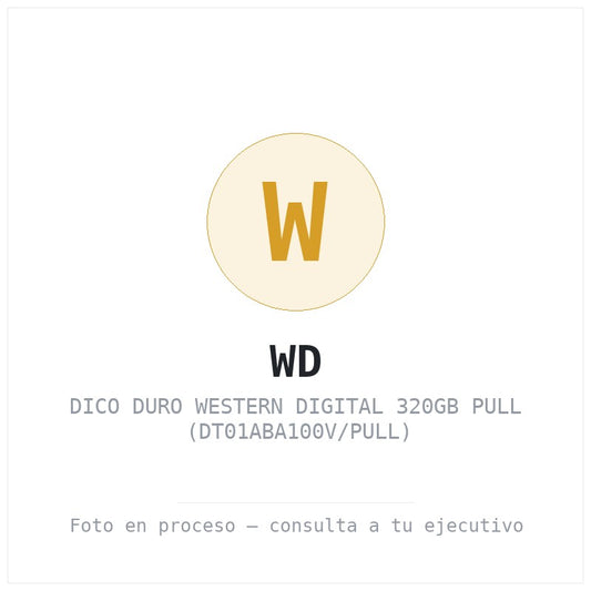 Dico Duro Western Digital 320GB Pull