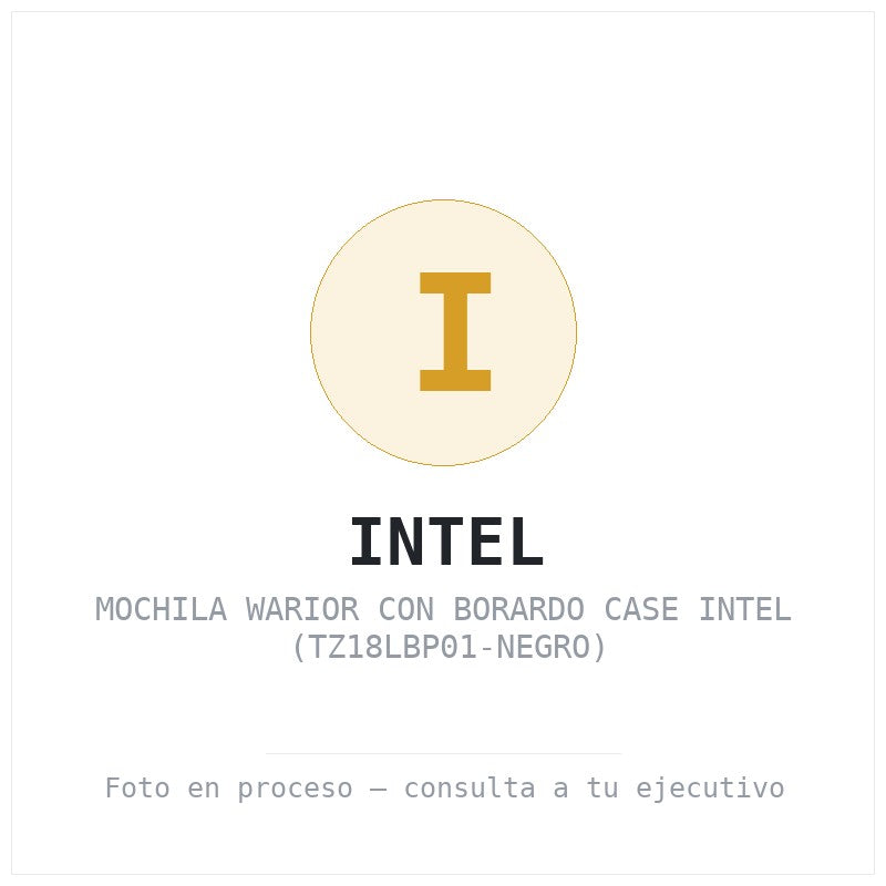 Mochila Warior con Borardo Case Intel