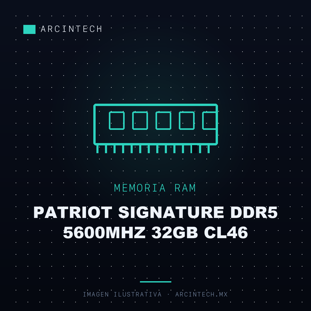 Memoria RAM Patriot Signature DDR5 5600MHz 32GB CL46
