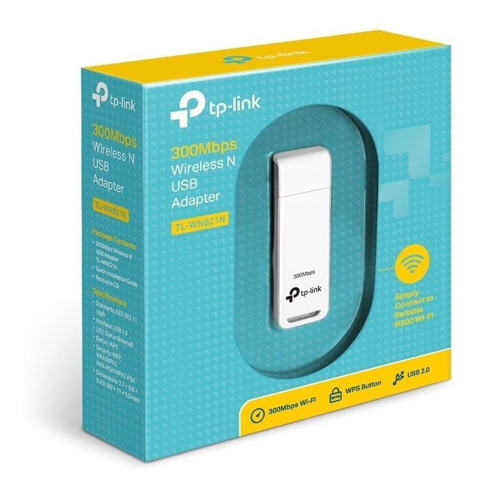 Adaptador de Red USB TP-Link TL-WN821N Inalambrica 300 Mbps