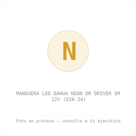 Manguera LED Dahua Neon Dr Driver 5M 12V