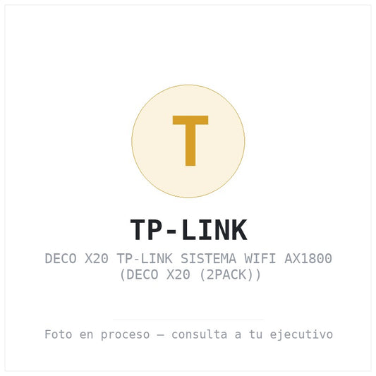 Deco X20 TP-Link Sistema WiFi AX1800 (deco X20 (2PACK))