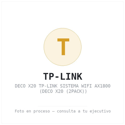 Deco X20 TP-Link Sistema WiFi AX1800 (deco X20 (2PACK))