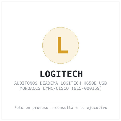 Audifonos Diadema Logitech H650E USB Monoaccs Lync/cisco