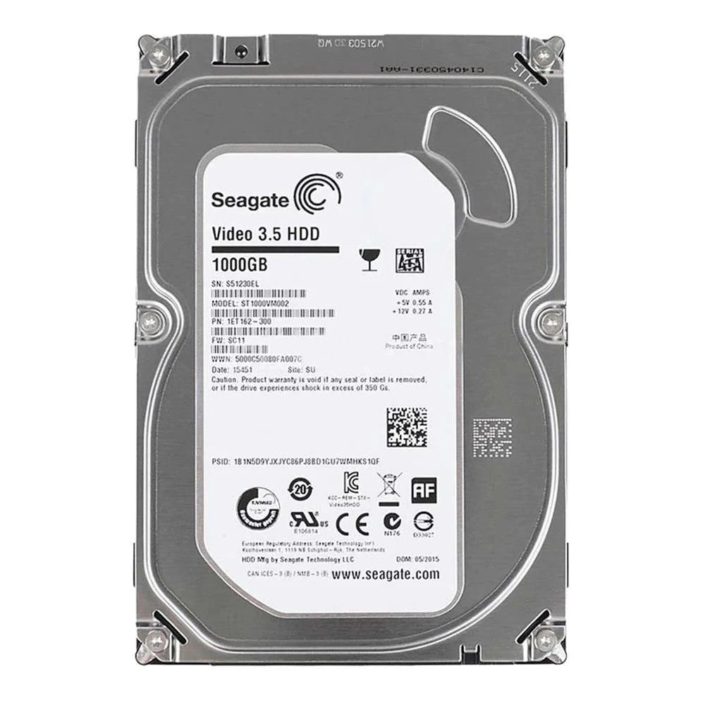Disco Duro Interno Pc Seagate 1TB 3.5 Pull SATA