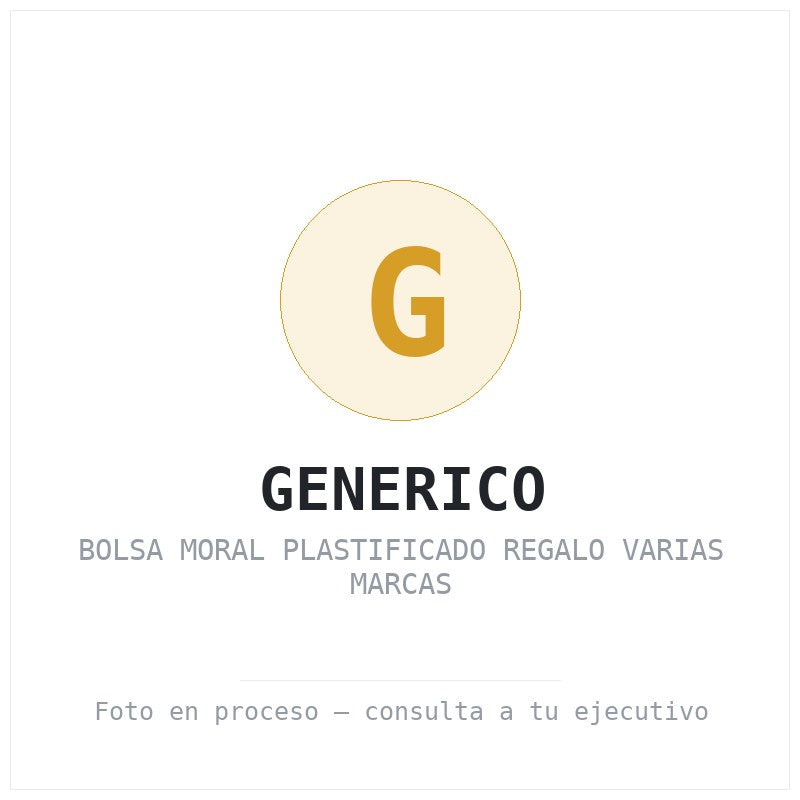 Bolsa Moral Plastificado Regalo Varias Marcas