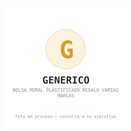 Bolsa Moral Plastificado Regalo Varias Marcas