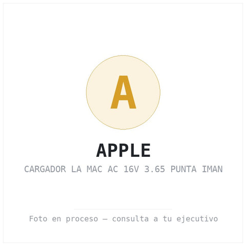 Cargador la Mac Ac 16V 3.65 Punta Iman