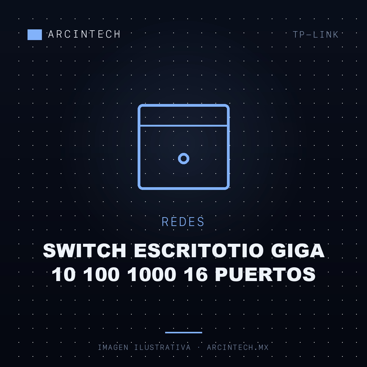Switch Escritotio Giga 10 100 1000 16 Puertos