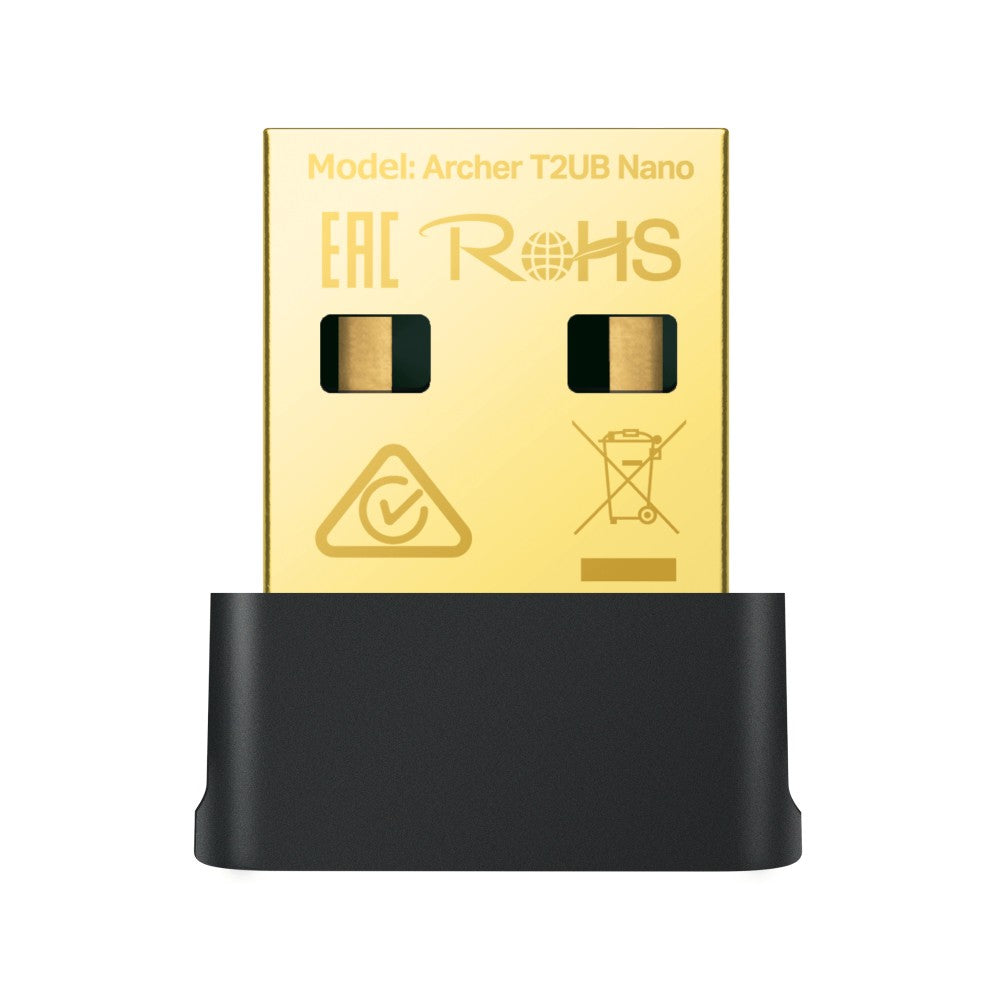 Adaptador de Red TP-Link USB Archer T2UB Nano Inalambrico 433MBIT/S Wlan / Bluetooth Doble Banda 2.4/5GHz