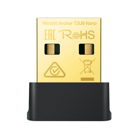 Adaptador de Red TP-Link USB Archer T2UB Nano Inalambrico 433MBIT/S Wlan / Bluetooth Doble Banda 2.4/5GHz