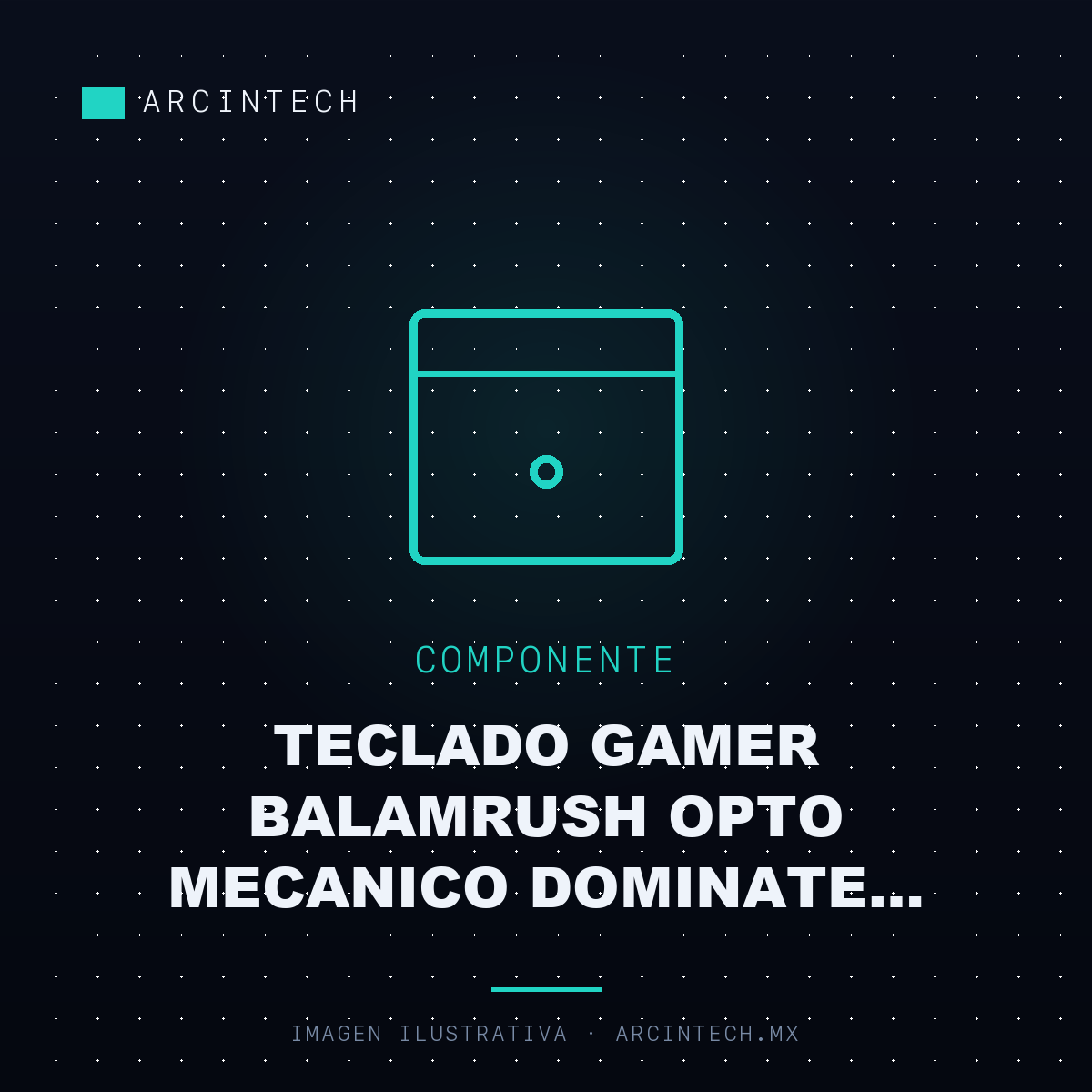 Teclado Gamer Balamrush Opto Mecanico Dominate GKX775 Legend Gris