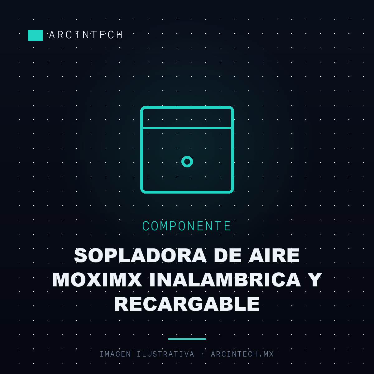 Sopladora de Aire Moximx Inalambrica y Recargable