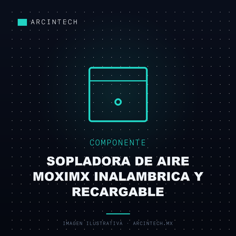 Sopladora de Aire Moximx Inalambrica y Recargable
