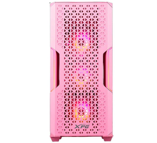 GABINETE GAMER ADATA XPG STARKER AIR ATX ARGB SIN FUENTE 2FAN  X2 USB3.0 ROSA(STARKERAIR-PKCUS)