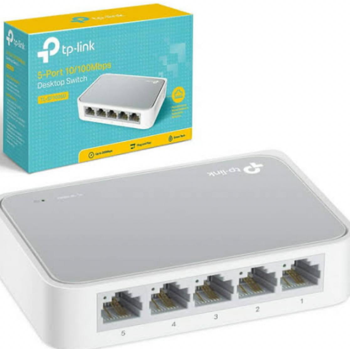 SWITCH TP-LINK TL-SF1005D 5 PUERTOS PERP ETHERNET SIN ADMINISTRACION 10 100 (TL-SF1005D)