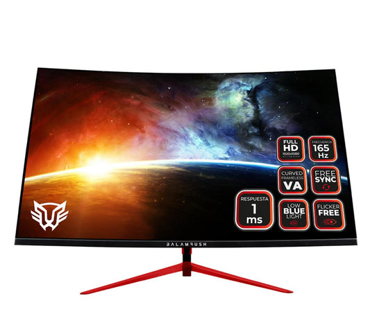 MONITOR CURVO 27 LCD FULL HD 16:9 165 HZ HDMI/DP/AUDIO FREESYNC BALAM (BR-932448)