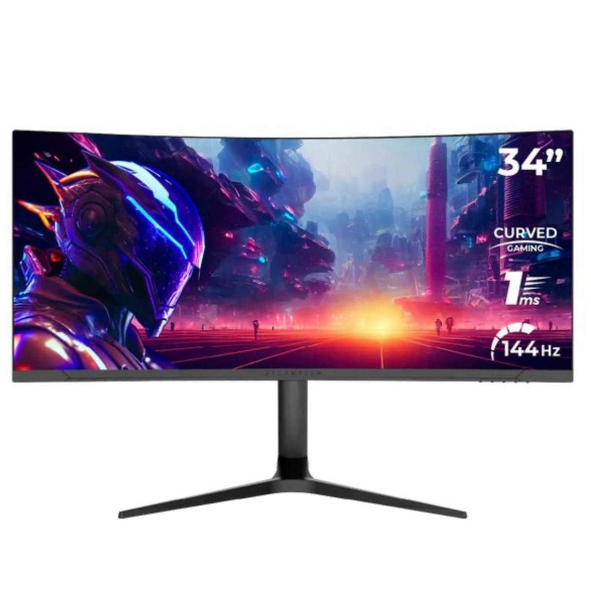 MONITOR GAMER CURVO BALAM RUSH EXTREME EARTH MGX34C 34 PULGADAS FREESYNC HDMI 144HZ NEGRO (BR-938655)