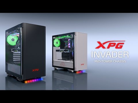 GABINETE GAMER ADATA XPG MEDIA TORRE VIDRIO TEMPLADO MINI ITX MICRO ATX ATX BLANCO (INVADER-WHCWW)